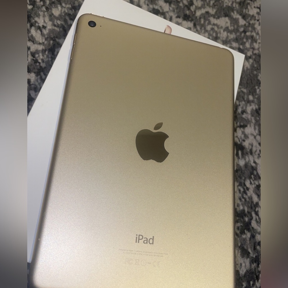 iPad mini 4th generation gold